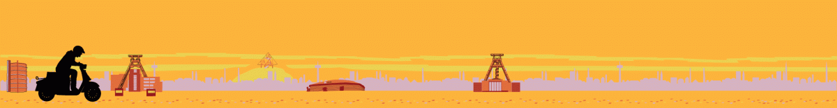 Kopfmotiv Schmuckelement Kugelmoped Webseite