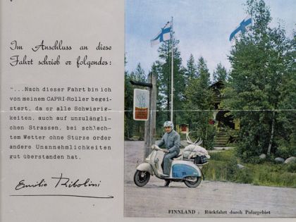 Capriroller Tour durch NordEuropa in den 1960er Jahren mit einem Capri 80