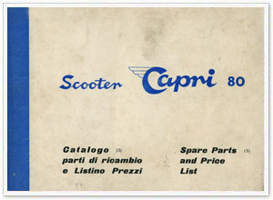 Agrati Capri 80 Spare Parts List